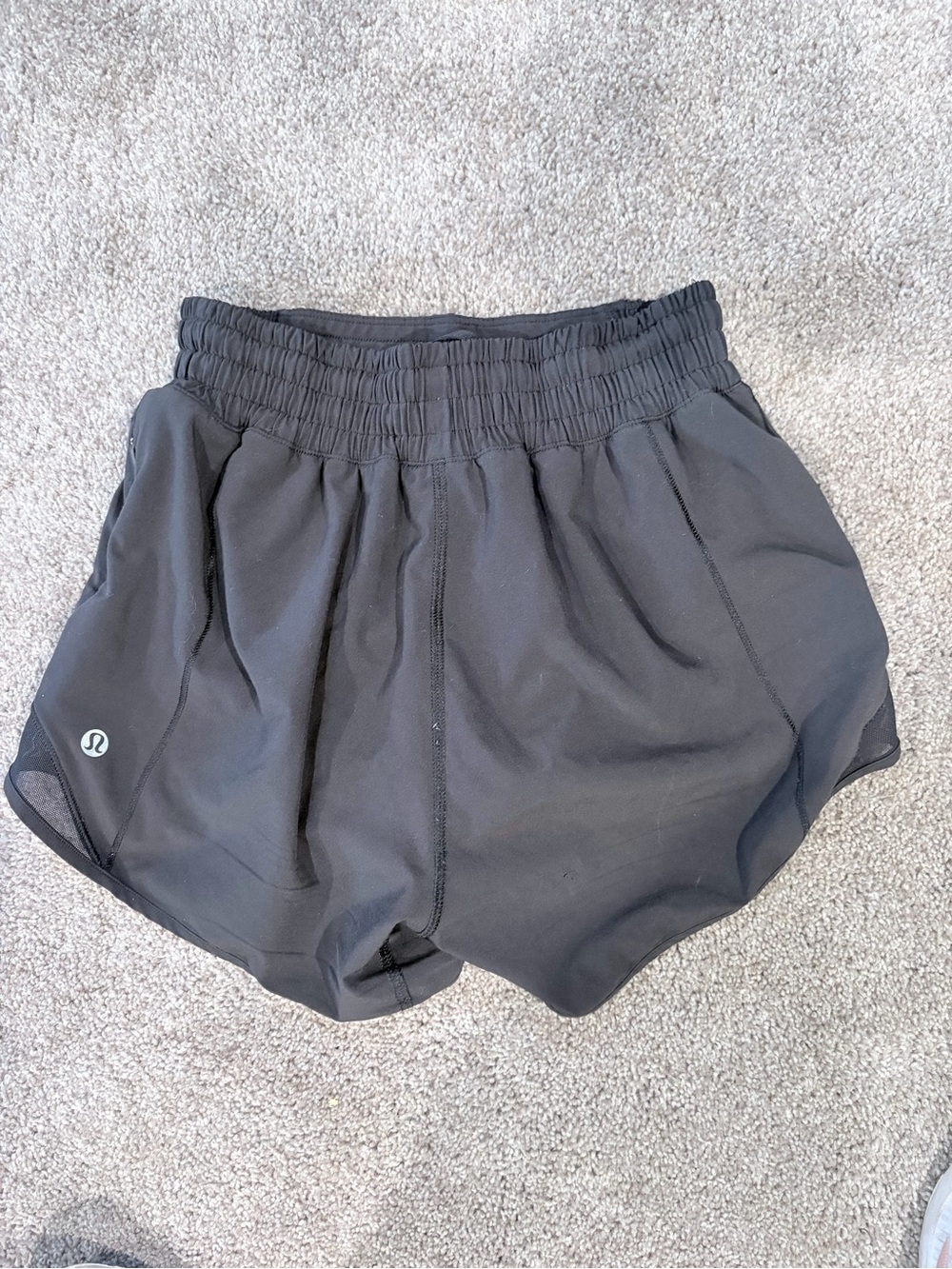 lululemon athletica Black Athletic Running Shorts- 2.5 inseam